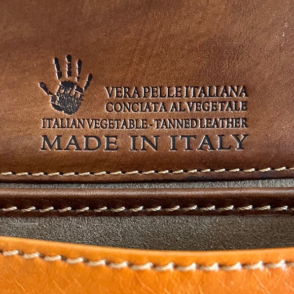 Vera Pelle Brown Crossbody Bag - Picture 4 of 15